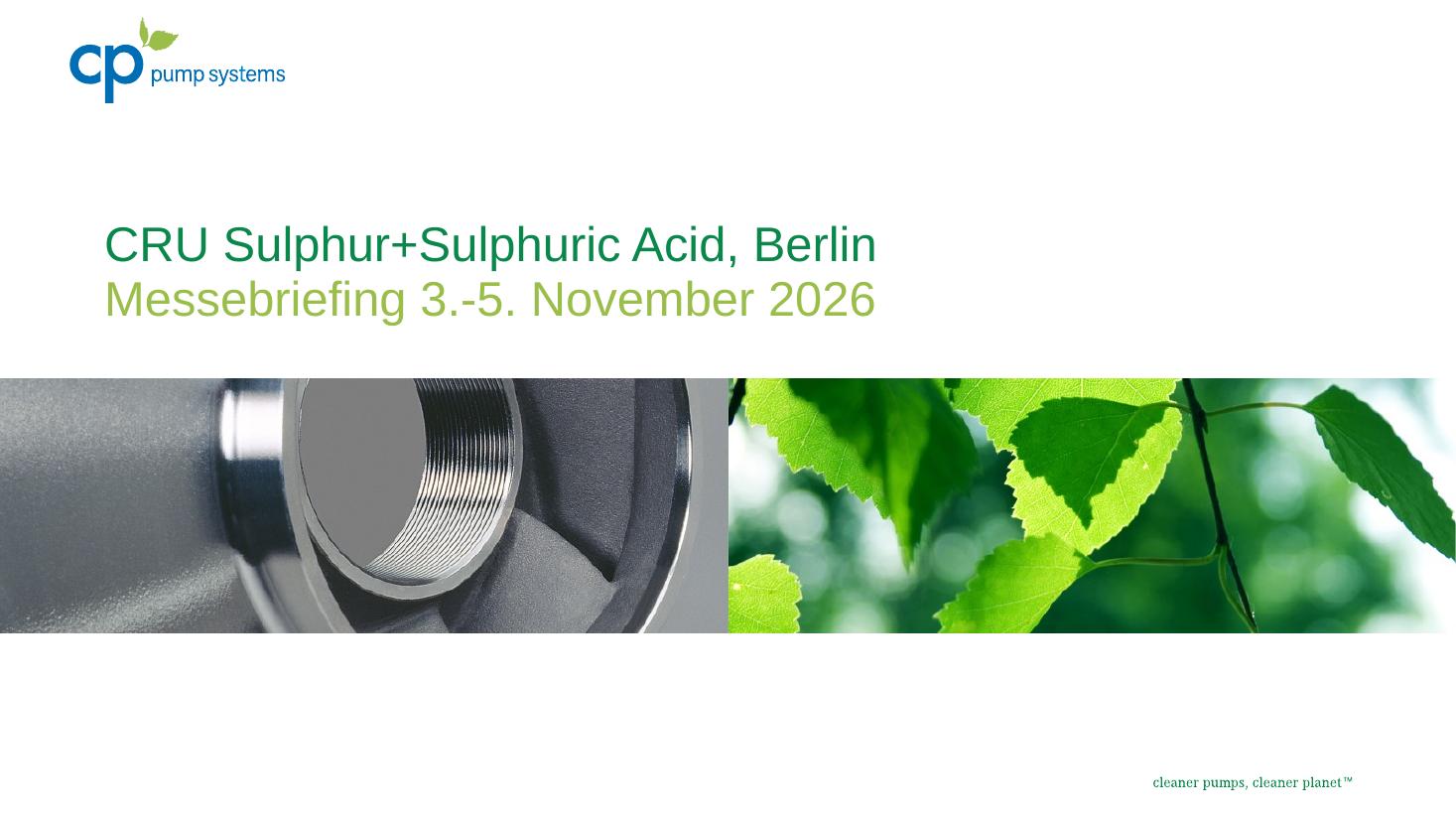 CRU Sulphur 2026, Briefing 1