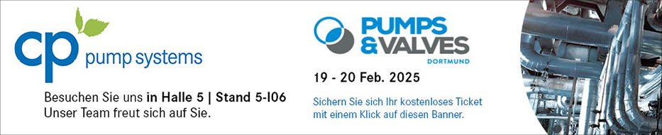 Pumps & Valves 2025, Werbung 1