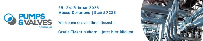 Pumps & Valves 2026, Werbung 1