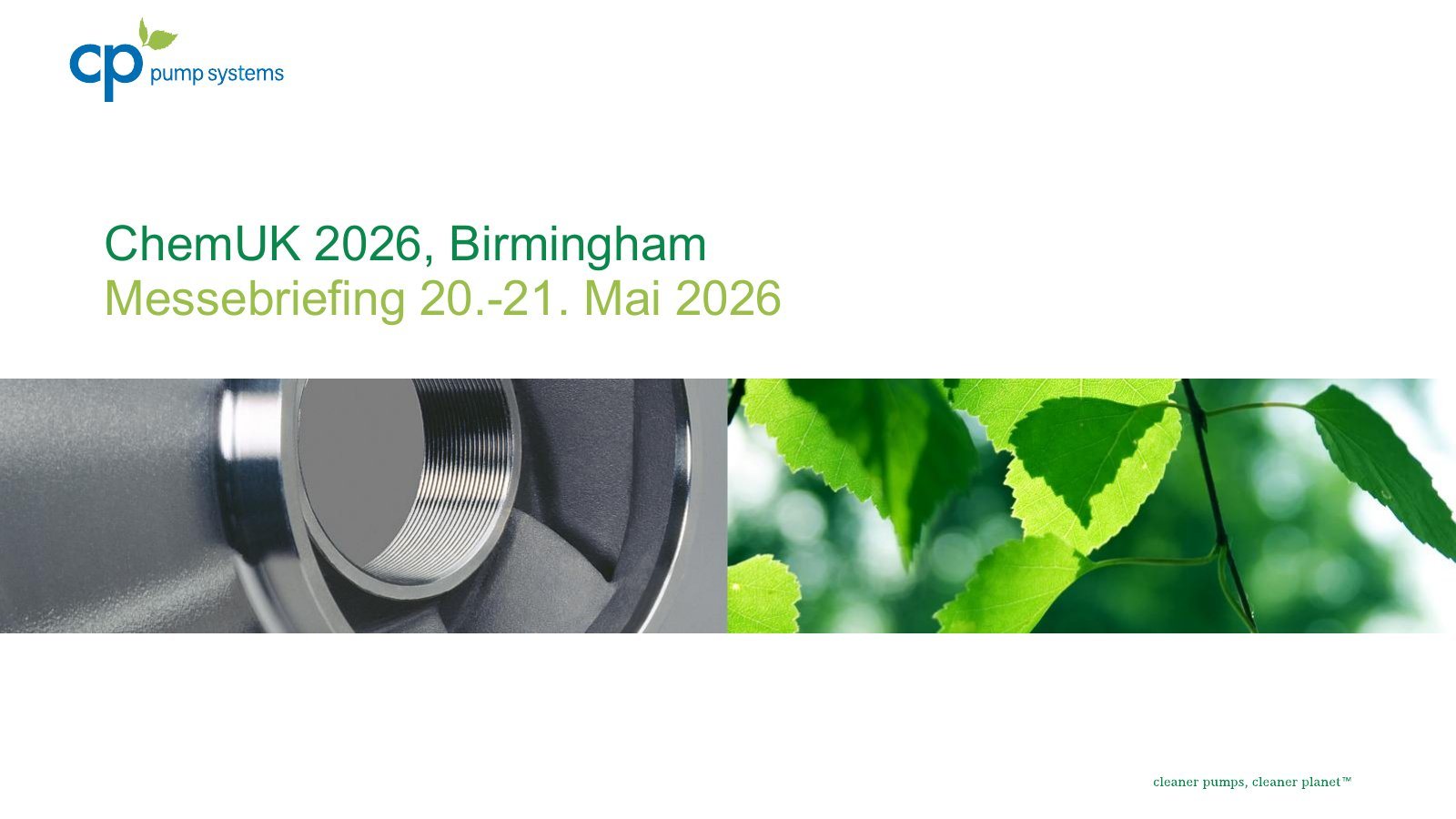 ChemUK 2026, Briefing 1