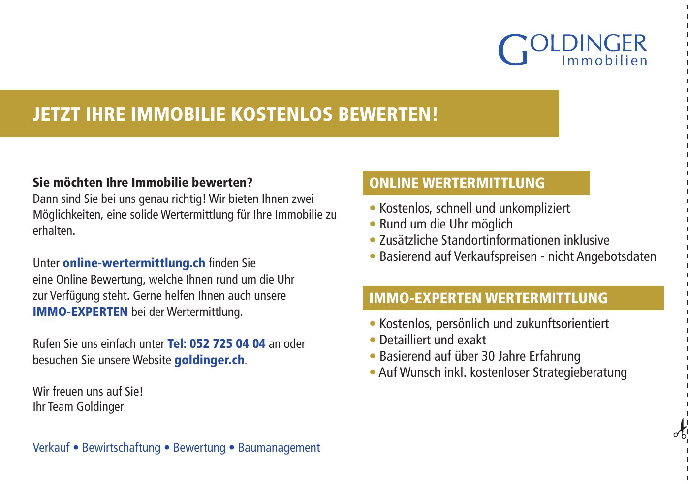 Gutschein Wertermittlung