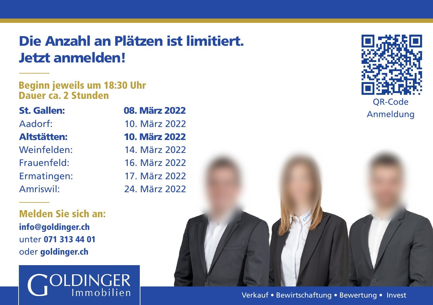 Flyer Infoabende hinten